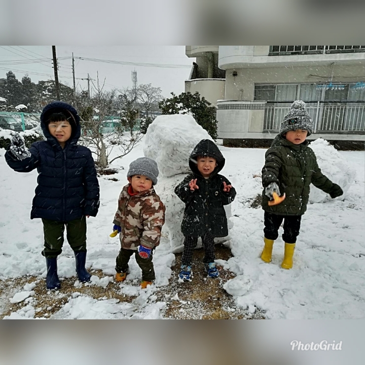 雪だるまが巨大⁉️