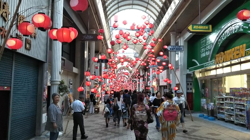 山口市ちょうちん祭りへ