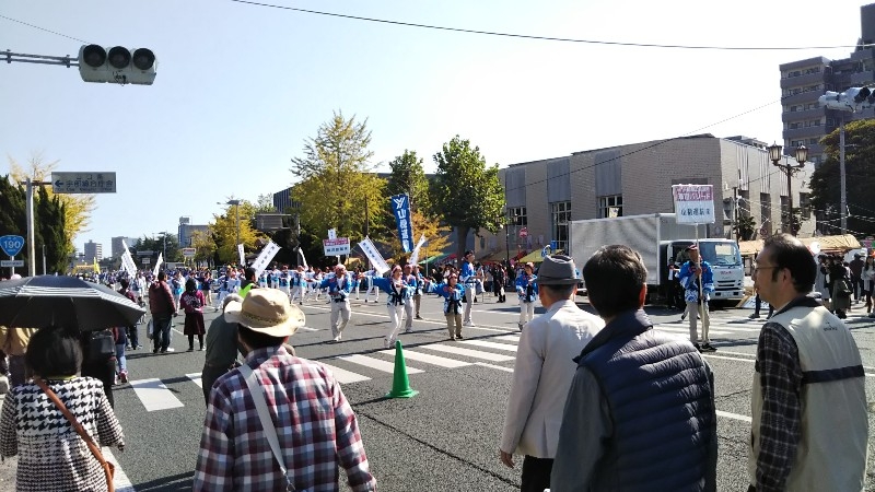 祭りのパレード少し見て👀